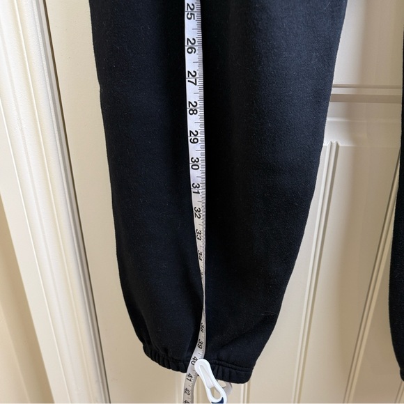 NHL Edmonton Oilers Black Fleece Sweatpants w/ Black Logo, Mens, Size XXL - Picture 6 of 8